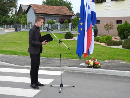 Uradna predaja obnovljene ceste Razkrižje – MP Gibina svojemu namenu 8